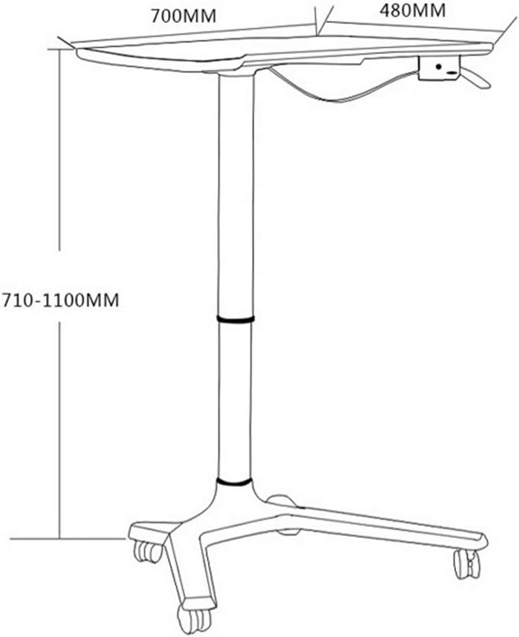 スタンディング読書机、フロアスタンディング講壇、取り外し可能で調節